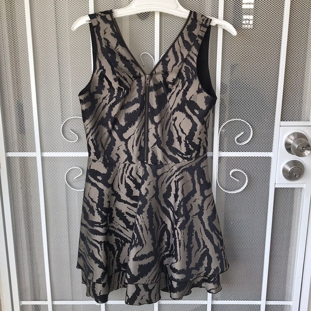 Fit & flare zip dress